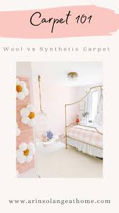 wool vs synthetic carpet which is