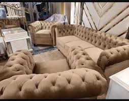 7 seater modern chesterfield sofa set