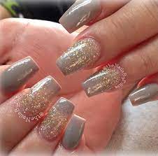 taupe gold glitter acrylic by valley