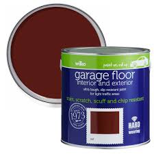 wilko red garage floor paint 2 5l wilko