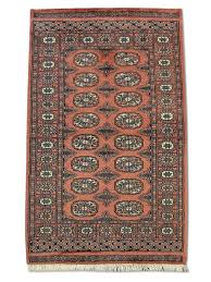 pale copper rose bokhara rug 0 78 x 1