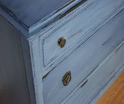Stillwater Blue Dresser Colorwashing