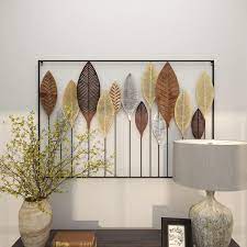 Wood Leave Sculpture Wall Decor