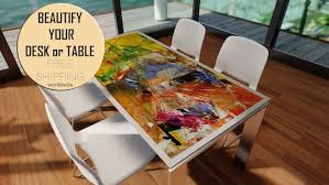 Abstract Painting Table Top Abstract