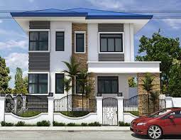 Modern House Exterior Design Philippines gambar png