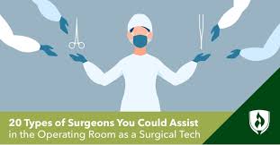 20 types of surgeons you could ist