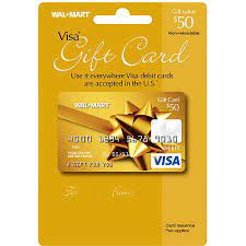 general wal mart visa gift card 50