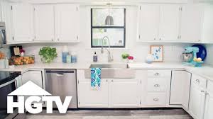 Primers create a sound base for the paint, and will stop knots and blemishes showing through. How To Paint Kitchen Cabinets Hgtv Youtube