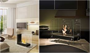 Free Standing Ethanol Fireplaces