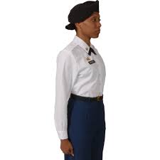 Army Overblouse White Asu Shirts Blouses Military