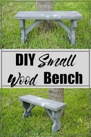 Diy Small Wood Bench The Inspired