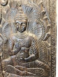 Pin On Buddha Hand Carved Doors Panels