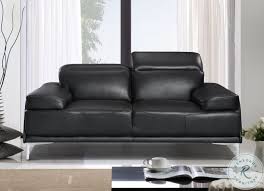 Nicolo Black Sofa Homegallerys