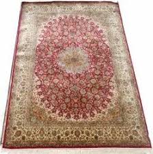 hand knotted pure silk carpets