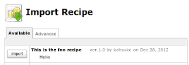 Recipe | Jenkins plugin