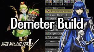 Excellent Late Game Healer! Best Demeter Build & Guide - SMT V - YouTube