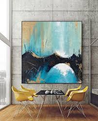 Large Abstract Painting On Canvas Large