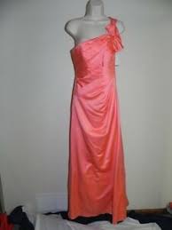 Details About Davids Bridal Dress Size 2 Coral Reef Bridesmaid F14430 Prom Satin Nwt 159