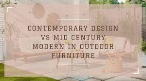 Mid Century Modern In Outdoor Furniture