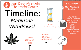 Marijuana Withdrawal Timelines Infographic San Diego