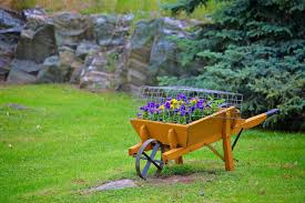 27 Wheelbarrow Flower Planter Ideas For