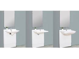 height adjustable washbasin for