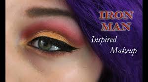 iron man inspired makeup tutorial