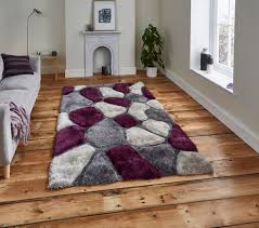 grey purple pebble rug gy pile