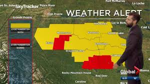 Svr) is a severe weather warning product issued by regional offices of weather forecasting agencies throughout the world to alert the public that severe thunderstorms are imminent or occurring. Severe Thunderstorm Warnings Issued For Parts Of Central Alberta On Tuesday Globalnews Ca