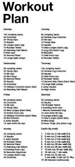 10 Week Workout Plan Weekly Workout Plans 10 Week Workout