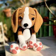 Patron Crochet - Amigurumi Baloo le petit beagle