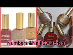 medora nail polish with numbers nail