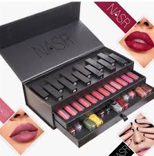 nasr makeup set lipstick liquid