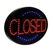 alpine industries led open closed sign