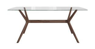 Olsen Glass Top Dining Table 185cm