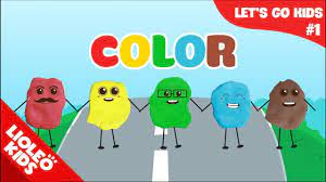 Bé học tiếng Anh về màu sắc |[Trọn bộ 20 chủ đề từ vựng sách Let's go]  [Lioleo Kids] - YouTube