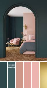 blush pink colour scheme for bedroom