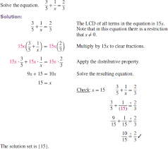 solve the rational equation see
