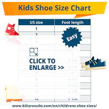 children s shoes size chart hot 58