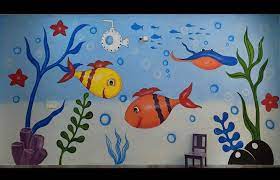Fish Aquarium Wall Art School Murals