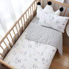 Nordic Cotton Kids Bed Linen Cot Kit