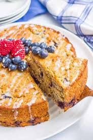 Blueberries are considered a superfood, and can help maintain healthy bones, reduce blood blueberries contain a plant compound called anthocyanin. Healthy Blueberry Cake Family Food On The Table