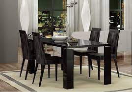 black lacquer italian made dining table