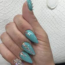 blue diamond nails 10 tips from 124