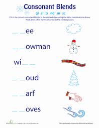 This is a great way to learn how to spell the words correctly. 1st Grade Consonant Blend Worksheets Education Com
