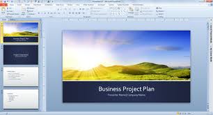 Free Business Plan Template For Powerpoint 2013