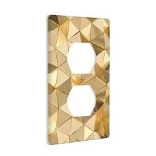 Gold Duplex Cover Wall Plates