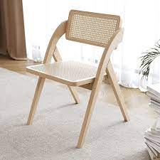 andi natural folding dining chair