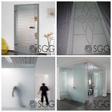 Commercial Frosted Glass Door China