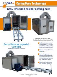 Gas Lpg Fired Powder Coating Oven
